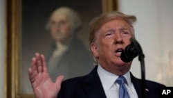 도널드 트럼프 미국 대통령. 