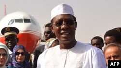 Le président tchadien Idriss Deby, à N'Djamena, Tchad, 26 décembre 2017. AFP PHOTO / Brahim ADJI