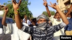 Manifestants à Khartoum au Soudan le 25 décembre 2019.