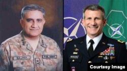 په کابل کې د امریکا د پوځ د مرکزي قوماندانۍ له خوا دولس هیوادونو د لوی درستیزانو په غونډه کې جنرال باجوه هم برخه اخیتسې وه