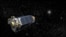 FILE - An undated artists concept provided by NASA shows the Keplar spacecraft moving through space. NASA announced Tuesday that its Kepler space telescope validated 1,284 planets orbiting stars outside our solar system.