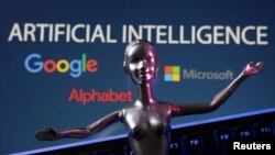 인공지능(AI) 문구가 표시된 삽화 (자료사진)