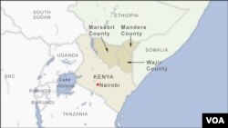 Wajir, Marsabit and Mandera counties