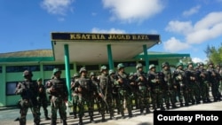 Operasi gabungan TNI-Polri mengamankan desa-desa di Nduga, Papua, pasca penembakan kelompok bersenjata awal Desember. (Foto: Kapendam VXII Cendrawasih Papua)