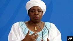 ፋይል ፎቶ የአፍሪቃ ሕብረት ሊቀመንበር ዶ/ር ንኮሳንዛ ድላሚኒ ዙማ [አሶሹአትድ ፕረስ/AP]