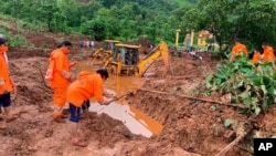 لغزش زمین در هند