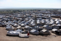 FILE - A general view of the al-Hol displacement camp in Hasakah governorate, Syria, April 2, 2019.