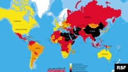نقض آزادی اطلاع‌رسانی در جهان از سال ۲۰۰۷ تا اکنون ۱۴ درصد افزایش یافته است