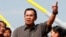 Cambodia's Prime Minister Hun Sen, center, gestures during a ceremony inaugurating the country's longest bridge in Neak Loeung, southeast of Phnom Penh, Cambodia, Wednesday, Jan. 14, 2015. 