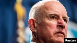 美国加州州长杰瑞·布朗（资料照片）