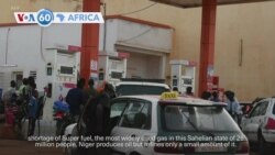 VOA60 Africa - Niger hit with major fuel shortage