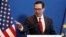 Menteri Keuangan Amerika, Steven Mnuchin (foto: dok). 