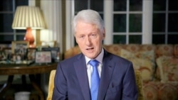 FILE - In this image from video, former President Bill Clinton speaks during the second night of the Democratic National Convention, Aug. 18, 2020.
