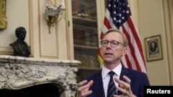 Brian Hook, U.S. Special Representative for Iran, attends an interview with Reuters at the U.S. Embassy in Paris, France, June 27, 2019. 