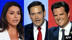 (Chapdan o'ngga: Tulsi Gabbard, Marko Rubio, Met Gets
