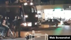 حضور ماشین ضدشورش یگان ویژه در سوسنگرد - چهارشنبه شب