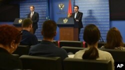 Potpredsednik vlade Zoran Pažin i šef delegacije EU u Podgorici Aivo Orav (foto: Vlada Crne Gore)