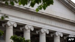 미국 워싱턴의 재무부 건물.