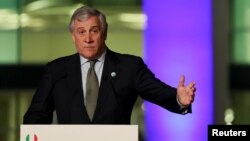 آنتونیو تاجانی، وزیر امور خارجه ایتالیا 