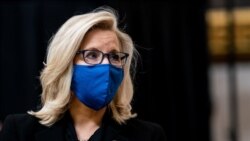 WASHINGTON, DC - FEBRUARY 03: U.S. Rep. Liz Cheney (R-WY) attends a congressional tribute to the late Capitol Police officer Brian Sicknick who lies in honor in the Rotunda of the U.S. Capitol on February 3, 2021 in Washington, DC. Officer Sicknick…