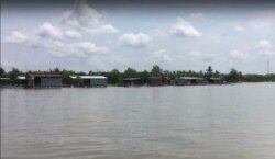 The river flows through Vietnam's Mekong Delta, where increasing U.S. influence shows the deepening relationship between the two nations. (Ha Nguyen/VOA)