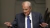 Former US lawmaker and presidential candidate George McGovern in a 2011 file photo.