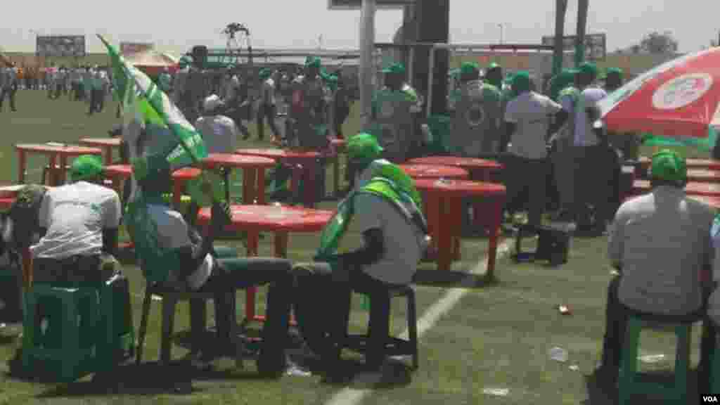 Shugaban Najeriya Goodluck Jonathan a Gombe, Fabrairu 2, 2015.