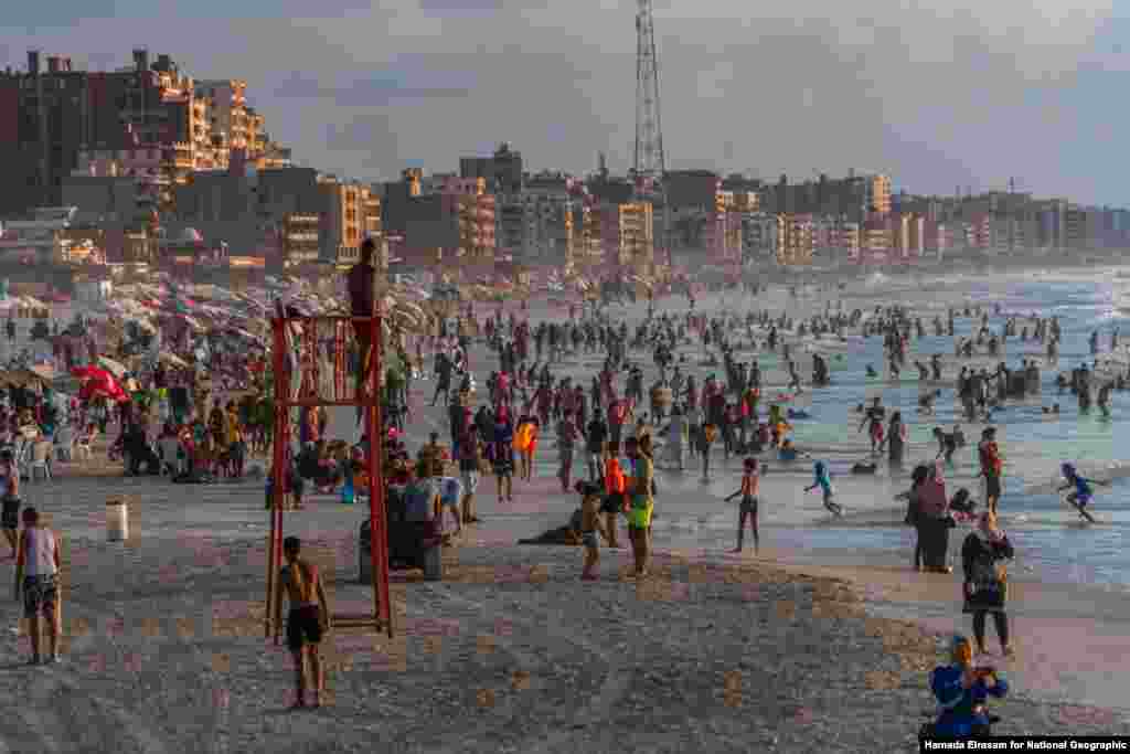 Founded over 2,000 years ago by Alexander the Great, the ancient port city is home to more than five million people and uncountable ancient treasures, July 25, 2021, Alexandria, Egypt. (Hamada Elrasam/VOA)