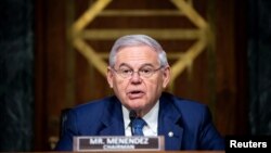 민주당 소속의 밥 메넨데즈 미국 상원 외교위원장.
