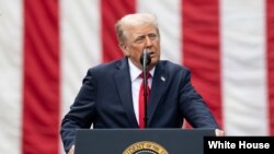 رئیس جمهوری آمریکا، دونالد ترامپ 