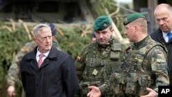 On a visit to Lithuania in May 2017, U.S Defense Secretary James Mattis said NATO is helping provide a deterrent against potential Russian aggression in eastern Europe. 