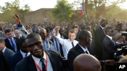Emmanuel Macron a Burkina Faso