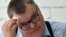 Presidential candidate Viktor Babaryko is seen in Minsk, June 11, 2020. In the lead-up to the August 9 election, he was arrested on suspicion of financial crimes, and scores opposing the Belarusian regime were detained. Those held included 14 journalists.