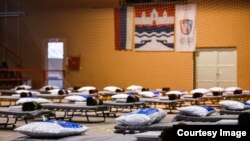 Karantin u Sportskoj dvorani 'Obilićevo' (FOTO: Grad Banja Luka)