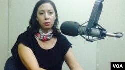 Jessica Keegan, the IRI's Cambodia country director, told VOA Khmer in an interview in Washington that the ruling Cambodian People’s Party and the Cambodia National Rescue Party should seek common ground as they negotiate reforms, Monday, November 24, 201