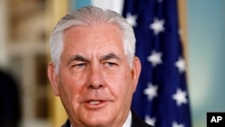 Le secrétaire d'Etat américain Rex Tillerson, Washington, 26 septembre 2017.