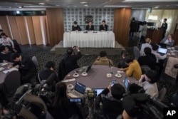 한국으로 망명한 태영호 전 영국주재 북한 공사가 25일 서울 프레스센터에서 외신기자들과 간담회를 가졌다.