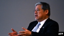 菲律宾外长恩里克·马纳洛（Enrique Manalo)3月4日在澳大利亚墨尔本举行的东盟-澳大利亚峰会期间接受了法新社的访问。