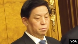 2013年春季栗战书曾陪同习近平访问莫斯科（美国之音白桦拍摄）