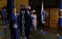 Demokratlardan prezidentlikka nomzod Jo Bayden rafiqasi Jill Bayden bilan