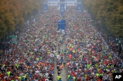 Marathon Berlin, Jerman, Minggu, 24 September 2017.
