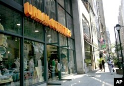 Shares were down 8.2 percent for Urban Outfitters, a Philadelphia-based retailer which targets 18- to 30-year-old shoppers.