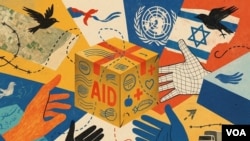 加沙救援示意图。