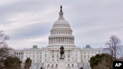 资料照片：美国国会大厦。