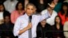 President Barack Obama takes questions after speaking at Ivy Tech Community College in Indianapolis, Feb. 6, 2015.