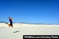 White Sands National Monument in New Mexico, the largest gypsum sand dune field in the world, marked a 1/3 point milestone for national parks traveler Mikah Meyer.