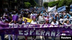 Yadda mata suka yi bikin a Caracas, Venezuela