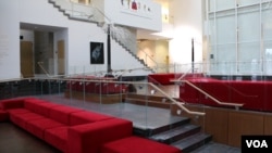 Inside the Black Family Visual Arts Center at Dartmouth College