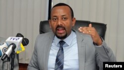 Le nouveau Premier ministre éthiopien Abiy Ahmed à Addis Abeba, Ethiopie, 4 décembre 2015.