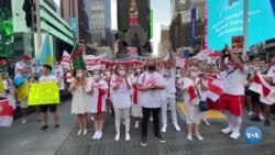 “Bas, yetar, ket!” – Nyu-Yorkda Lukashenkoga qarshi marsh